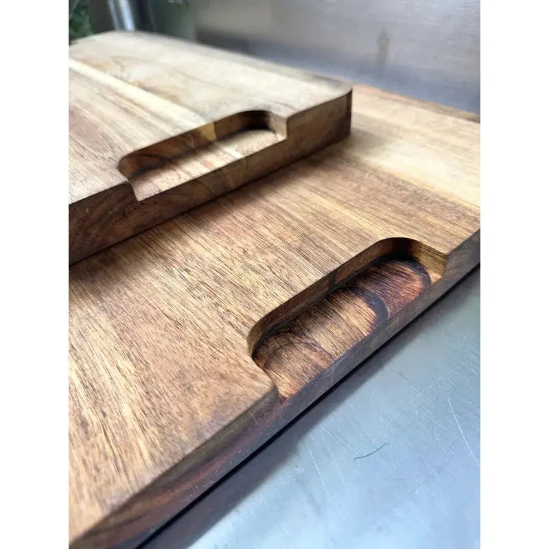 Tagwood BBQ 24" Edge-Grain Cutting and Carving Board - Rear View