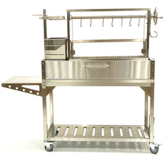 Tagwood BBQ 34" Stainless Steel Warming Rack for BBQ03SS & BBQ05SS Grills - Side View