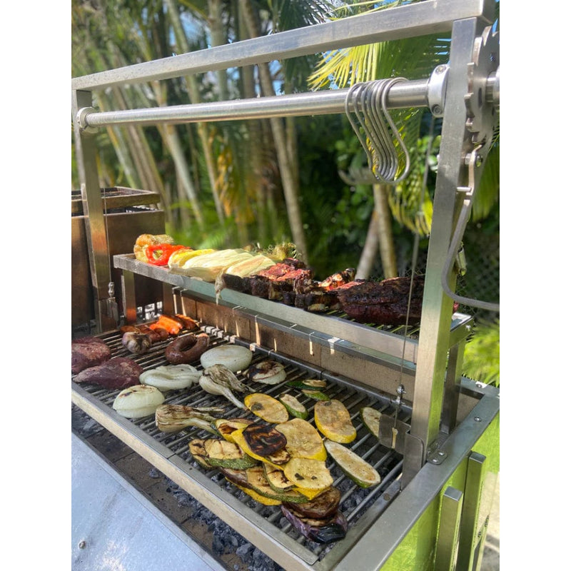 Tagwood BBQ 34" Stainless Steel Warming Rack for BBQ03SS & BBQ05SS Grills - Close-Up