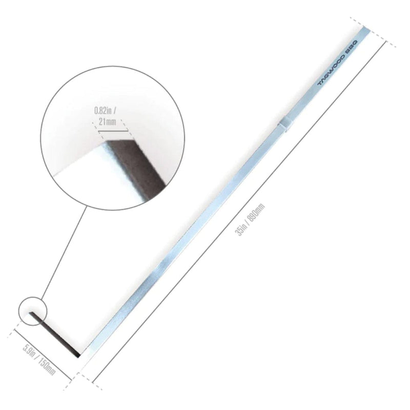 Tagwood BBQ 35" Stainless Steel Shovel & Coal Rake - Additional View