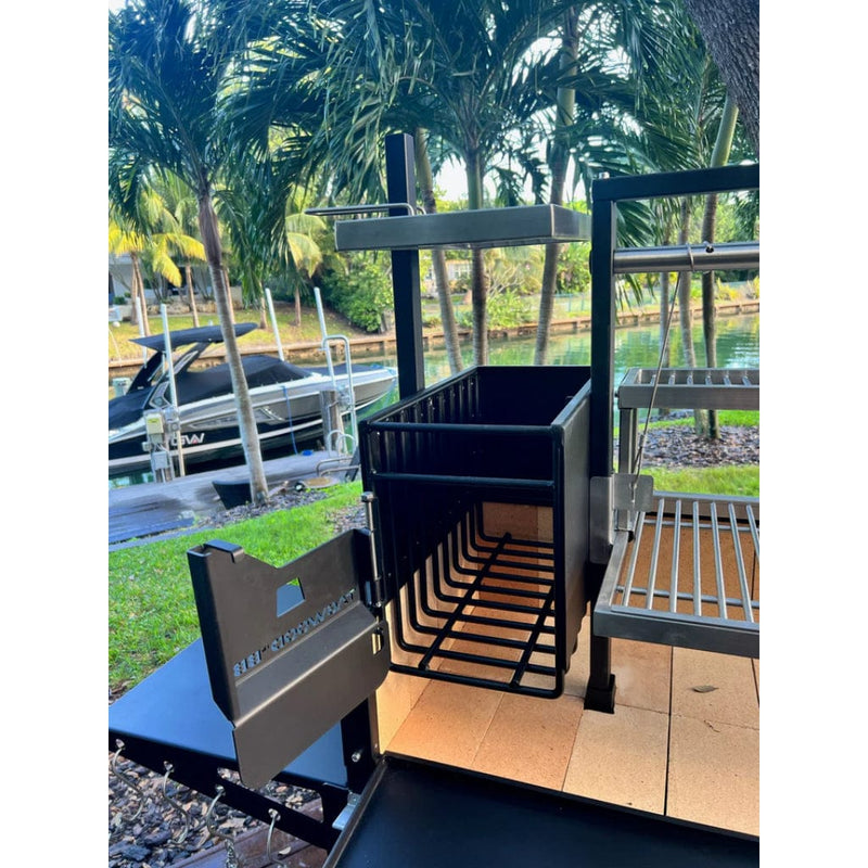 Tagwood BBQ 68" BBQ03SI Argentine Santa Maria Wood Fire & Charcoal Grill - Alternate View