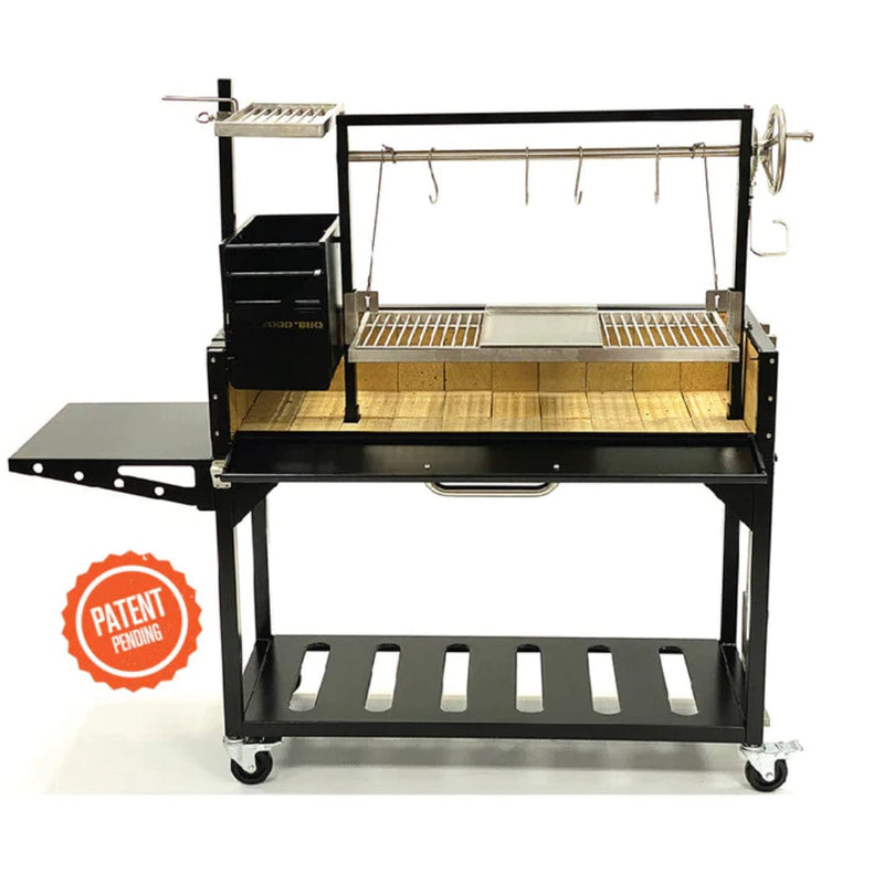 Tagwood BBQ 68" BBQ03SI Argentine Santa Maria Wood Fire & Charcoal Grill - Alternate View