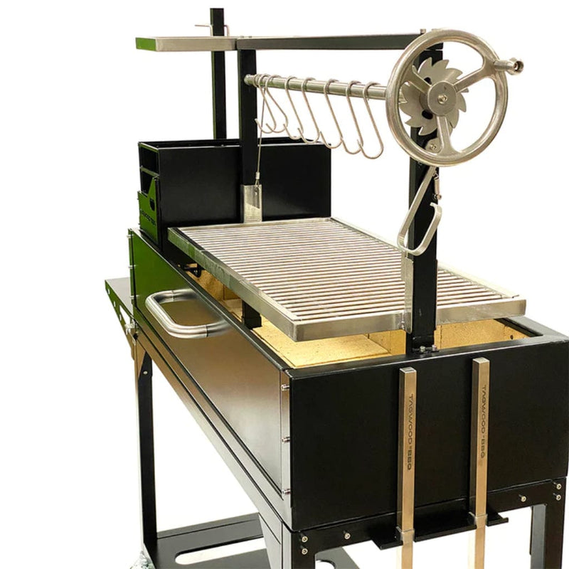 Tagwood BBQ 68" BBQ03SI Argentine Santa Maria Wood Fire & Charcoal Grill - Dimensions