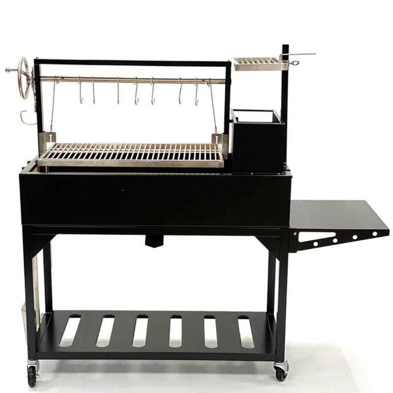 Tagwood BBQ 68" BBQ03SI Argentine Santa Maria Wood Fire & Charcoal Grill - Top View