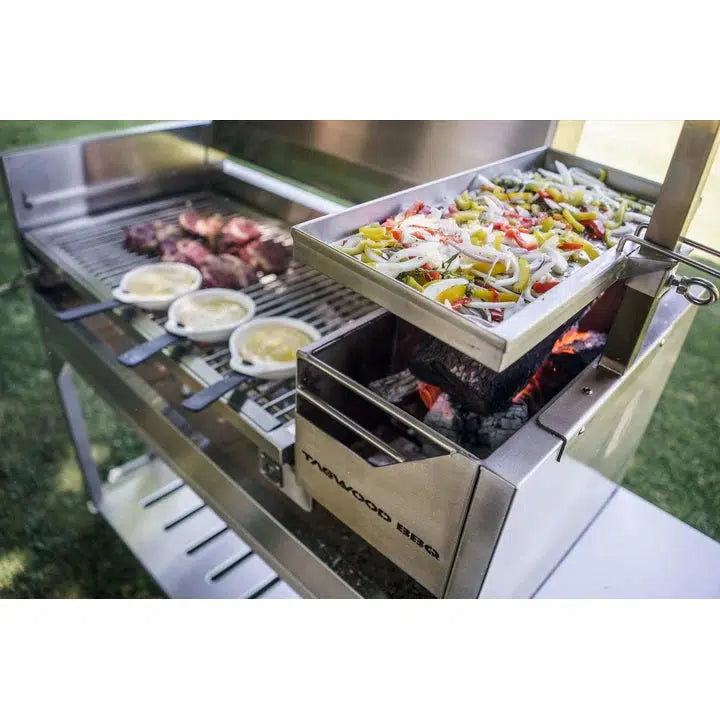 Tagwood BBQ Stainless Steel Height Adjustable Griddle - Detail View