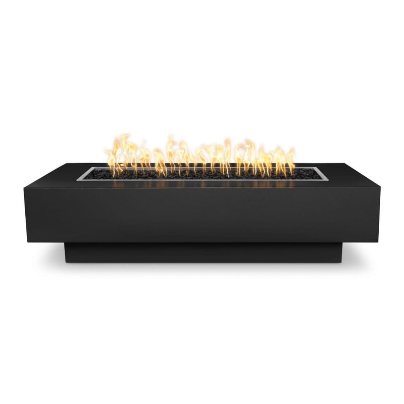 The Outdoor Plus 72" Coronado Powder Coated Steel Rectangle Fire Pit Table