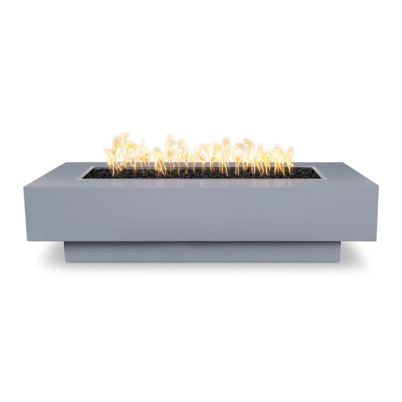 The Outdoor Plus 84" Coronado Powder Coated Steel Rectangle Fire Pit Table - Alternate View