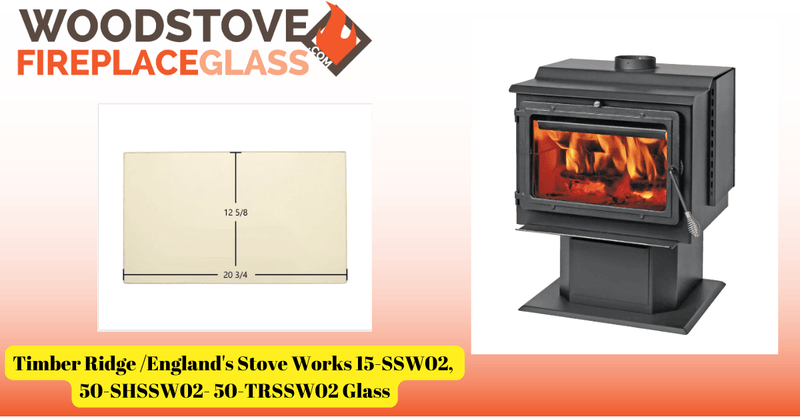 England's Stove Works 15-SSW02, 50-SHSSW02- 50-TRSSW02 Glass - Detail View
