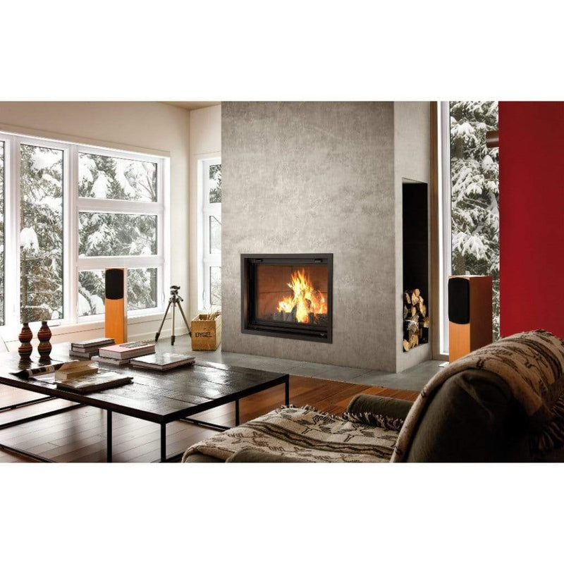 Valcourt Antoinette Clean Burning Decorative Wood Fireplace (including 4 Lengths of 8" X 36" Chimney) - Alternate View