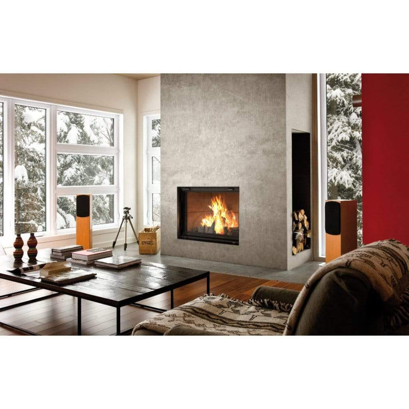 Valcourt Antoinette Clean Burning Decorative Wood Fireplace (including 4 Lengths of 8" X 36" Chimney) - Detail View