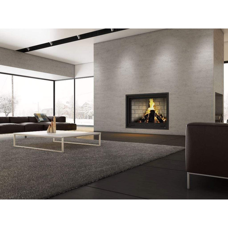Valcourt Frontenac Clean Burning Decorative Wood Fireplace (including 4 Lengths of 8" X 36" Chimney) - Bottom View