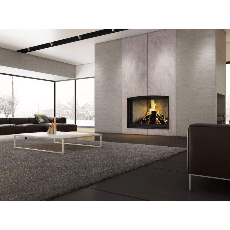 Valcourt Frontenac Clean Burning Decorative Wood Fireplace (including 4 Lengths of 8" X 36" Chimney) - Alternate View