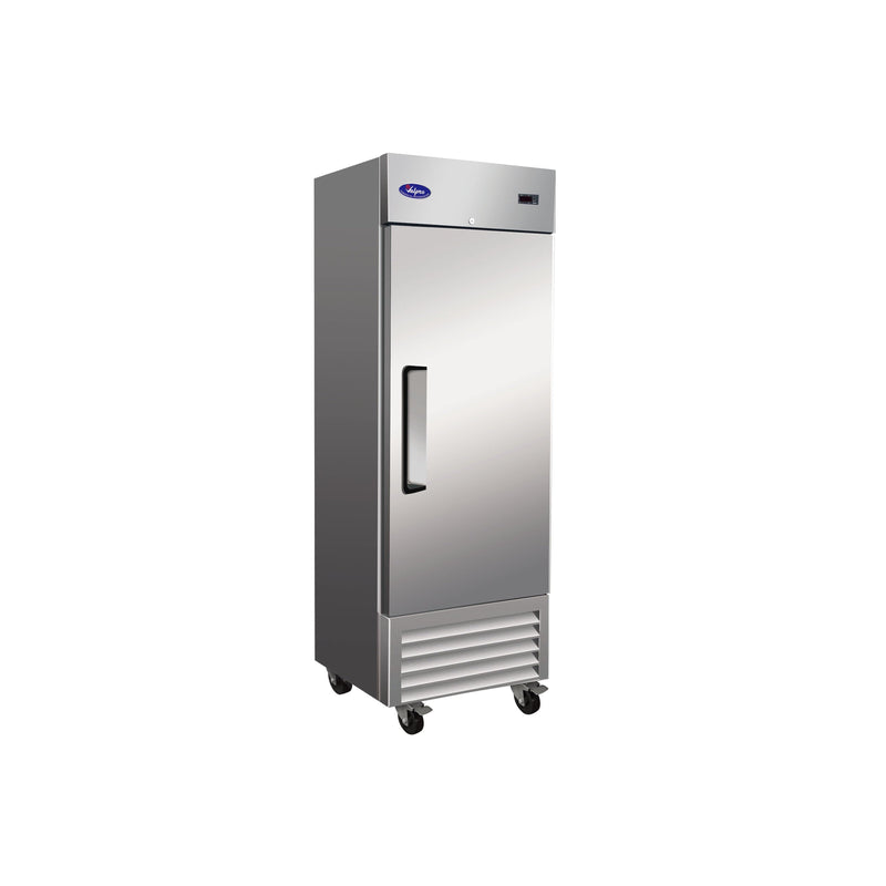 Valpro 19 cu.ft. Stainless Steel Reach-In Single Solid Door Freezer