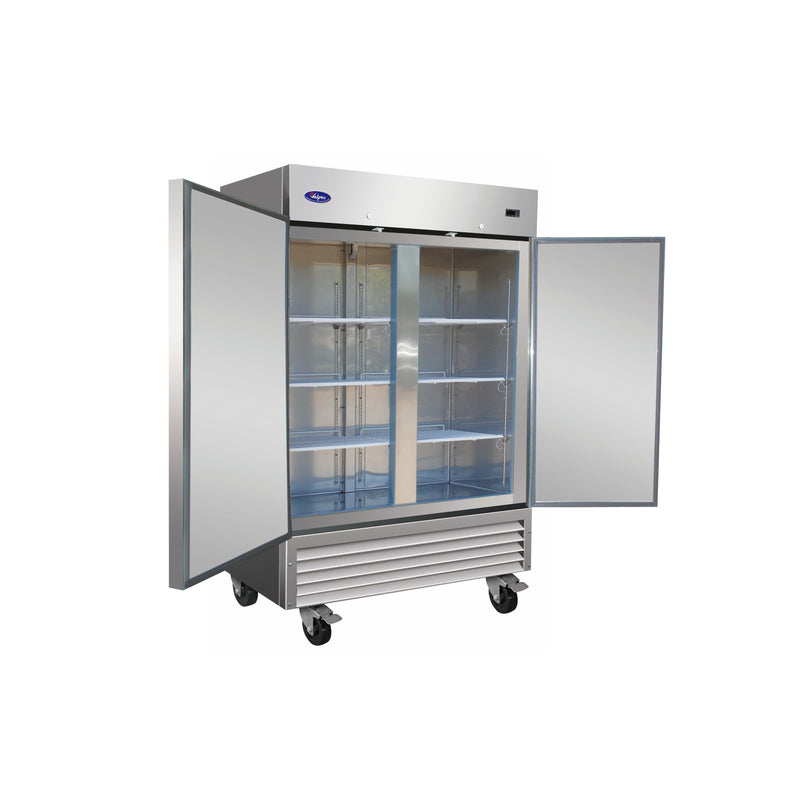 Valpro 49 cu.ft. Stainless Steel Reach-In Solid 2-Door Freezer - Alternate View