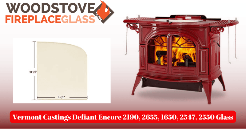 Vermont Castings Defiant Encore 2190, 2655, 1650, 2547, 2550 Glass - Detail View
