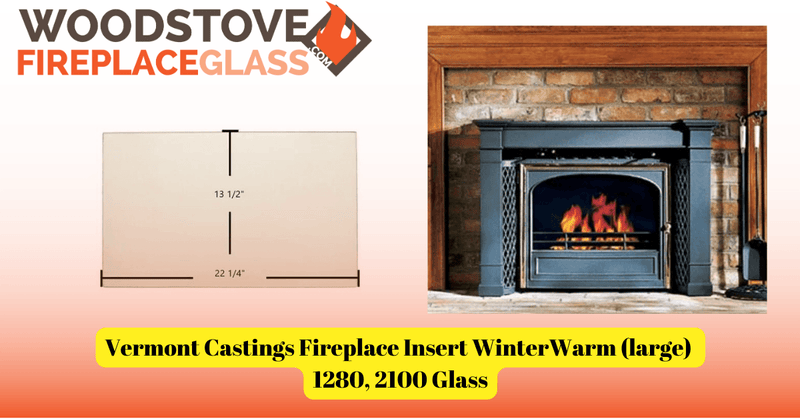 Vermont Castings Fireplace Insert WinterWarm (large) 1280, 2100 Glass - Detail View