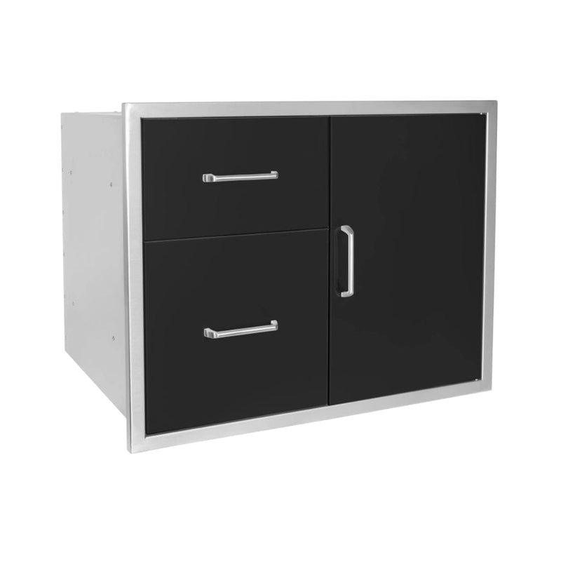 Wildfire Outdoor Living Wildfire 30" x 24" Outdoor Door/Drawer Combo - Side View