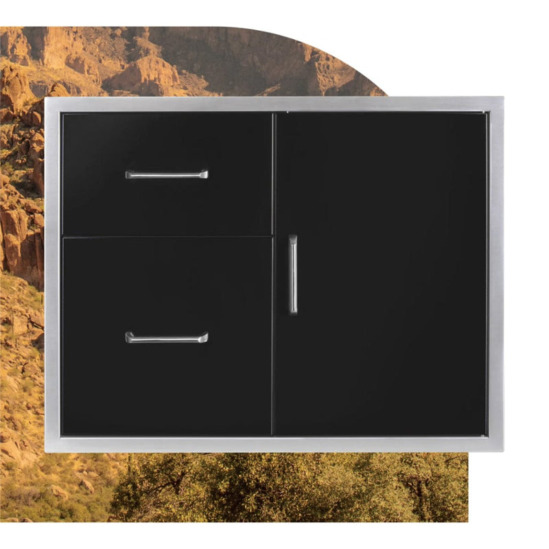 Wildfire Outdoor Living Wildfire 30" x 24" Outdoor Door/Drawer Combo - Close-Up