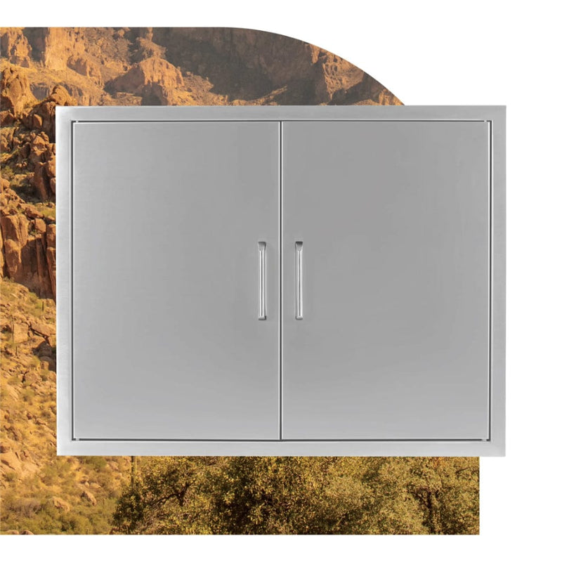Wildfire Outdoor Living Wildfire 30" x 24" Outdoor Double Door - Detail View