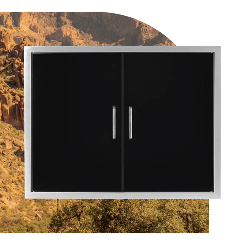 Wildfire Outdoor Living Wildfire 30" x 24" Outdoor Double Door - Side View
