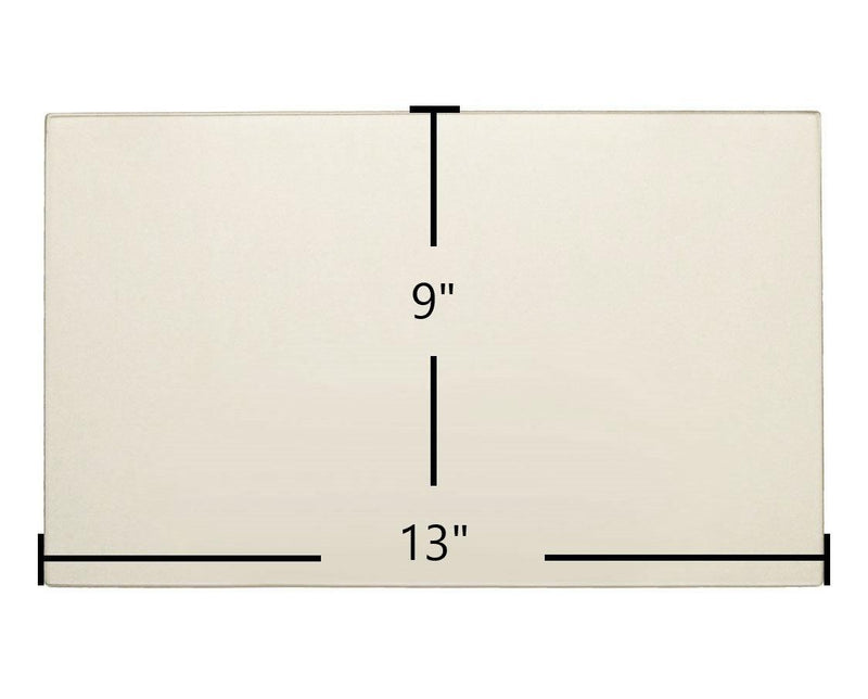 Alaska Company Inc High-Temperature Resistant Alaska 13"x9" Ceramic Glass for Stoves 9x13