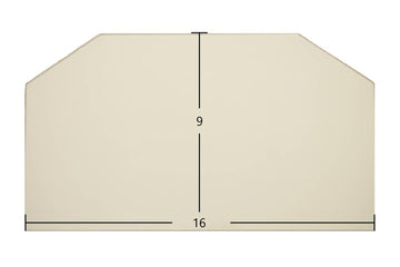 Aurora 16" x 9" Arch Glass
