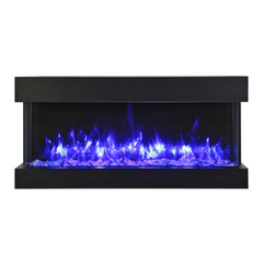 Remii 50″ BAY-SLIM Series 3 Sided Glass Electric Fireplace - 50-BAY-SLIM - Fireplace choice