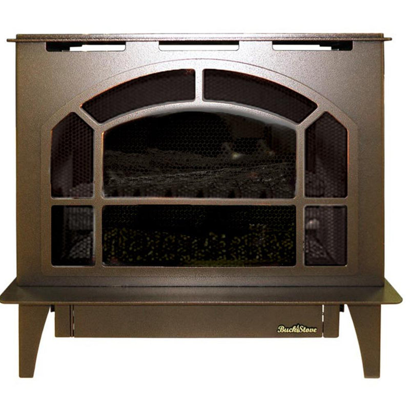 Buck Stove Hepplewhite Vent-Free Steel Gas Stove - Fireplace Choice
