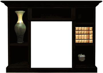 Buck Stove Prestige Bookcase Mantel For 329B, 384, and 34ZC Models