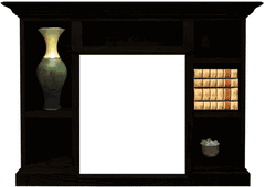 Buck Stove Prestige Bookcase Mantel For 329B, 384, and 34ZC Models - Fireplace Choice