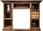 Buck Stove Prestige Bookcase Mantel For 329B, 384, and 34ZC Models - Fireplace Choice