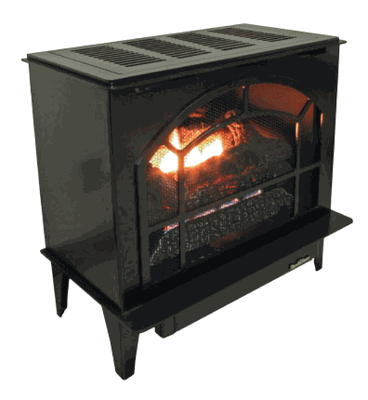 Buck Stove Townsend II Vent-Free Steel Gas Stove - NV S-TOWNSEND - Fireplace Choice