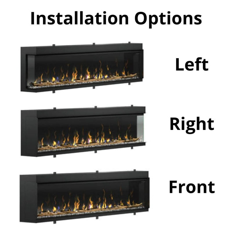 Dimplex Ignite XL Bold 60" Linear Built In | 3 Sided Electric Fireplace | XLF6017-XD - Side View