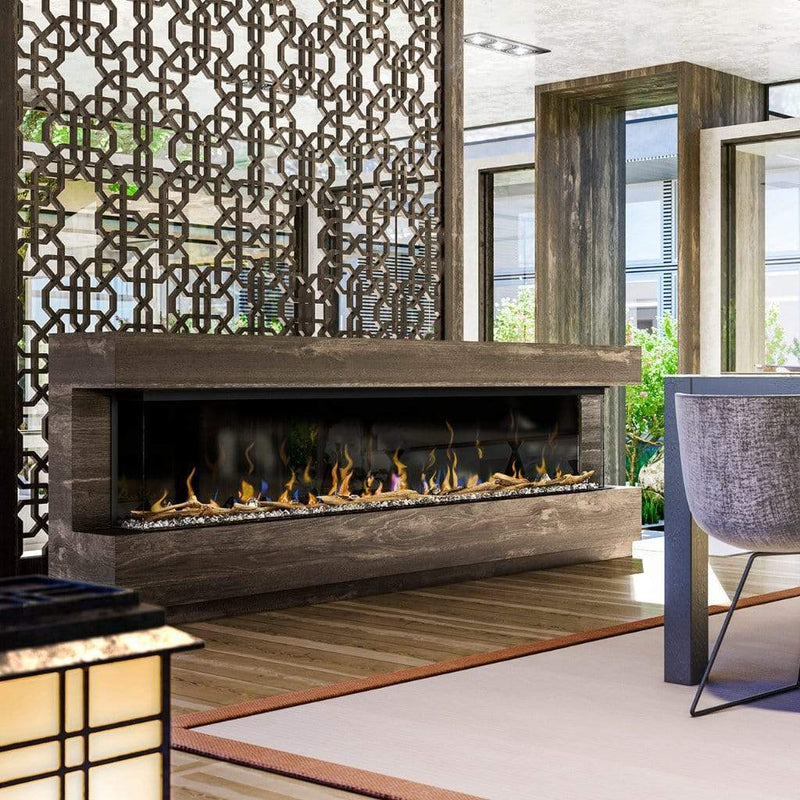 Dimplex Ignite XL Bold 100" Linear Built In | 3 Sided Electric Fireplace | XLF10017-XD - Side View