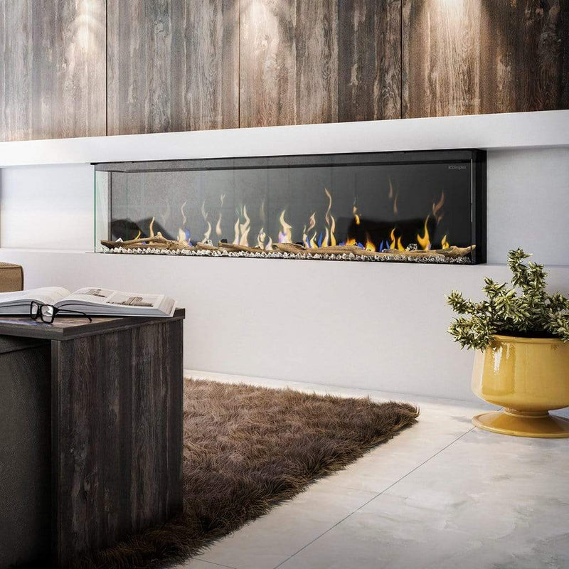 Dimplex Ignite XL Bold 74" Linear Built In | 3 Sided Electric Fireplace | XLF7417-XD - Detail View