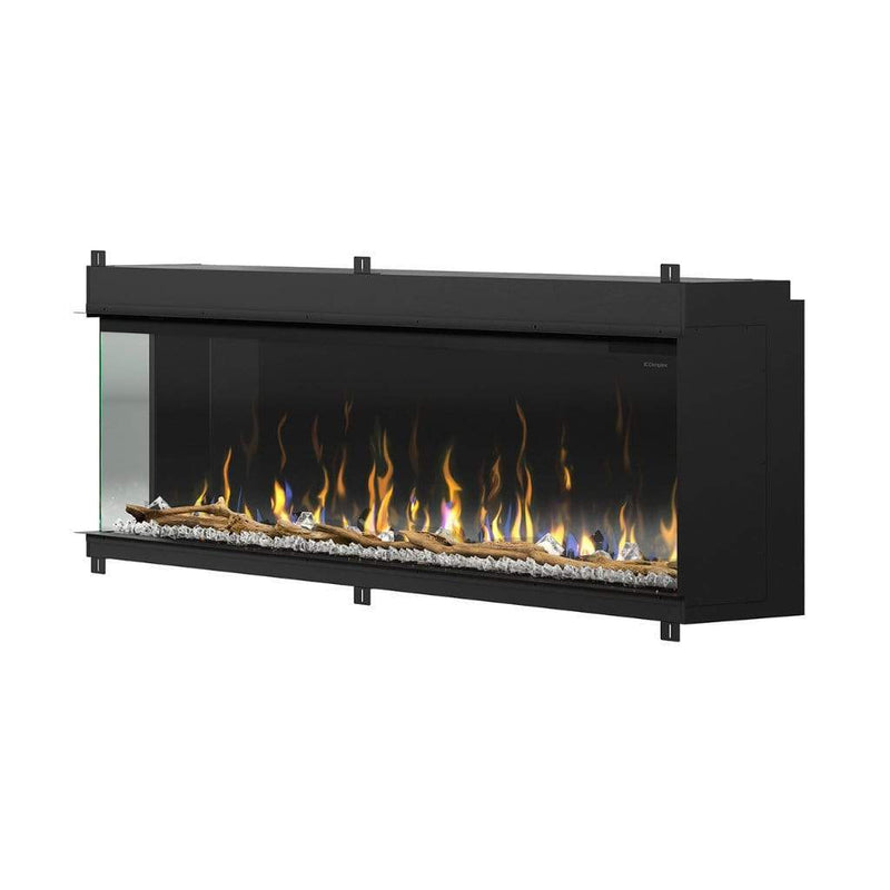 Dimplex Ignite XL Bold 74" Linear Built In | 3 Sided Electric Fireplace | XLF7417-XD - Side View