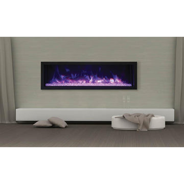 Remii 55" Extra Slim Linear Electric Fireplace for Indoor/Outdoor Use - 102755-XS