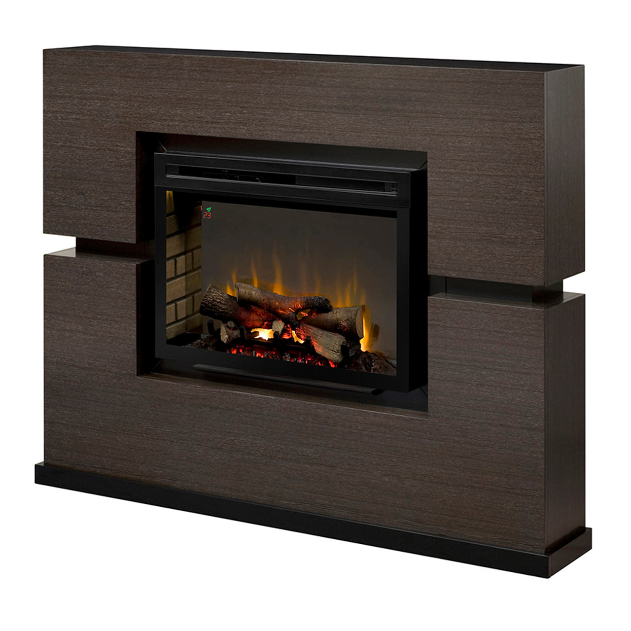 Linwood Grey Rift Electric Fireplace Mantel Package  - GDS33HL-1310RG - Fireplace Choice
