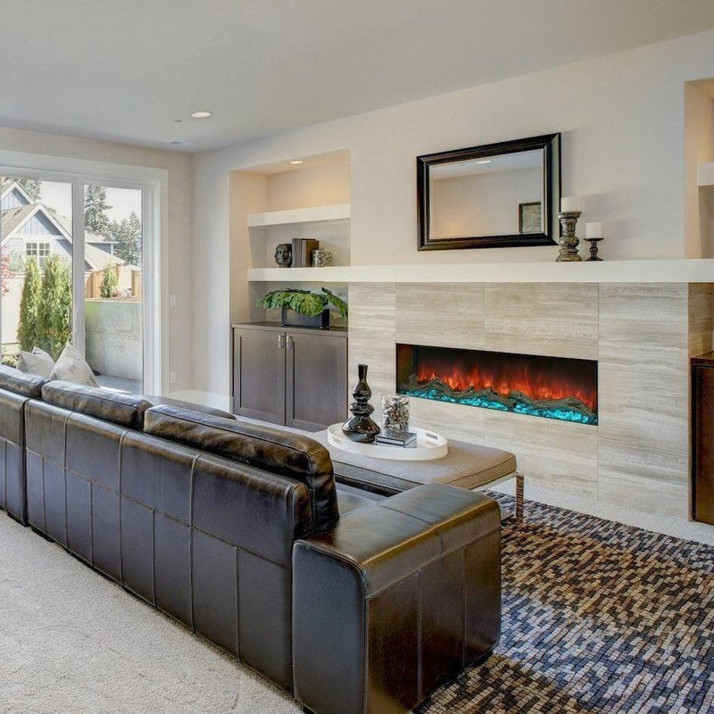 Modern Flames Landscape Pro Multi Sided 80" Electric Fireplace - LPM-8016V2 - Close-Up