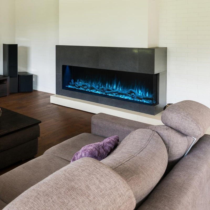 Modern Flames Landscape Pro Multi Sided 68" Electric Fireplace - LPM-6816V2 - Dimensions