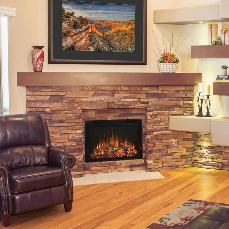 Modern Flames Redstone 36" Slide-In Electric Fireplace - RS-3626 - Side View