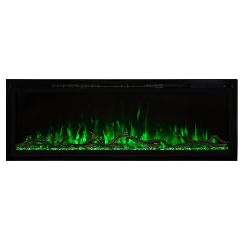 Modern Flames Spectrum Slimline 100" Wall Mount/Recessed Electric Fireplace - SPS-100B - Alternate View