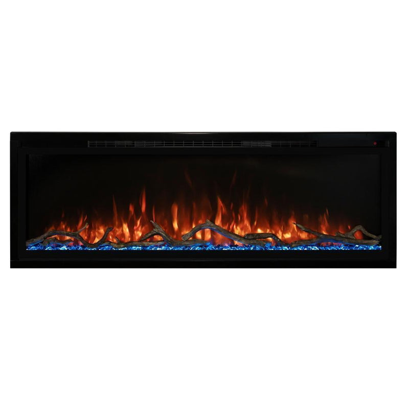 Modern Flames Spectrum Slimline 100" Wall Mount/Recessed Electric Fireplace - SPS-100B - Additional View