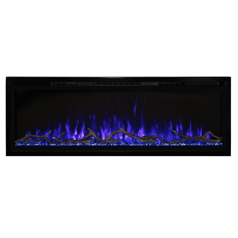 Modern Flames Spectrum Slimline 50" Wall Mount/Recessed Electric Fireplace - SPS-50B - Rear View