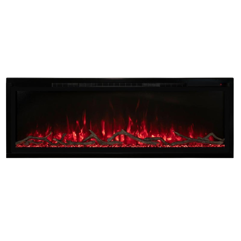 Modern Flames Spectrum Slimline 50" Wall Mount/Recessed Electric Fireplace - SPS-50B - Top View