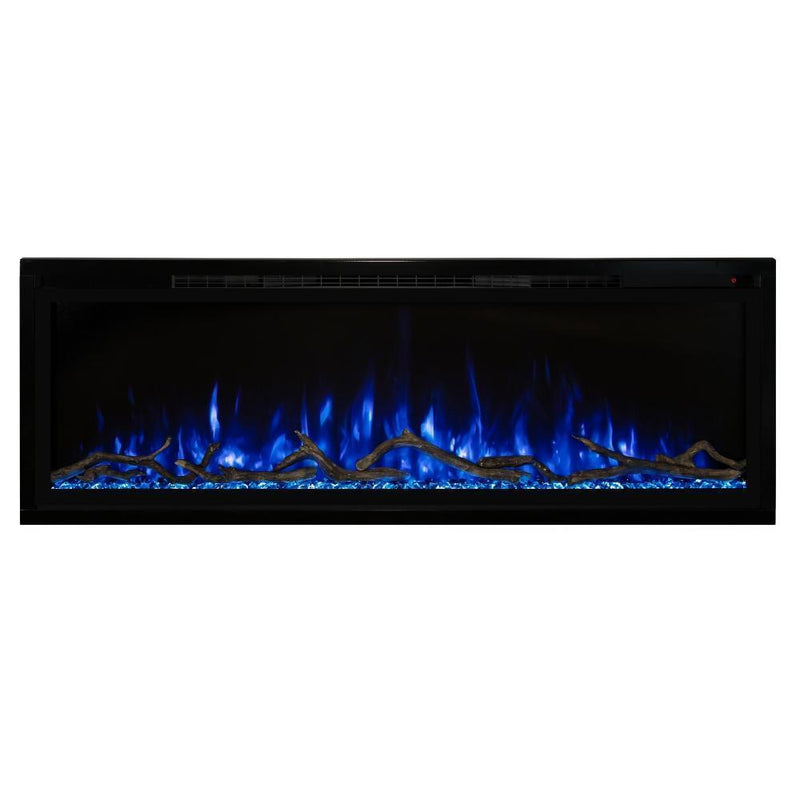 Modern Flames Spectrum Slimline 50" Wall Mount/Recessed Electric Fireplace - SPS-50B - Bottom View