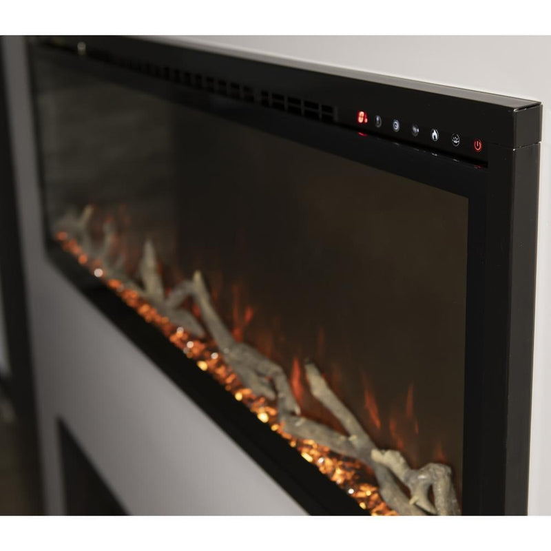 Modern Flames Spectrum Slimline 100" Wall Mount/Recessed Electric Fireplace - SPS-100B - Components View
