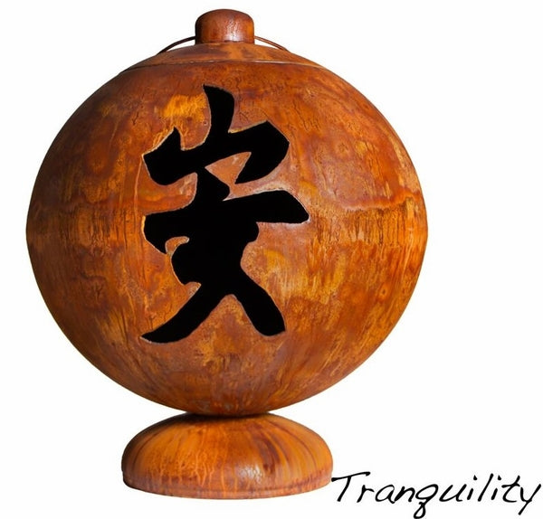 Ohio Flame Peace, Happiness, Tranquility Fire Globe - Fireplace Choice
