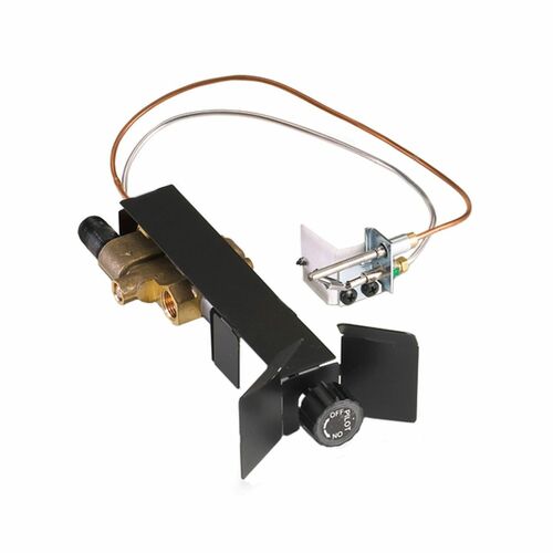 Real Fyre P45-18-17 ANSI Vented Burner with Automatic Variable Valve and Remote - Fireplace Choice