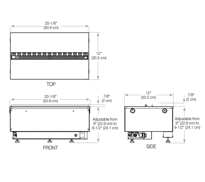 Dimplex 20" Opti-Myst Pro 500 Electric Fireplace Cassette Insert - CDFI500-PRO - Fireplace Choice